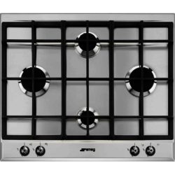 Smeg P360XGH 60cm 4 Burner Gas Hob in Stainless Steel